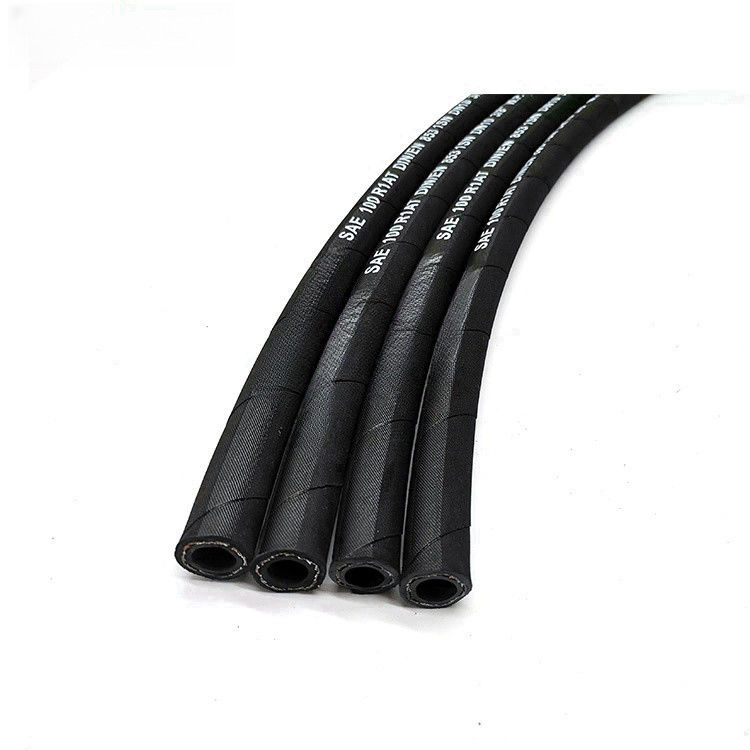 Wysokie ciśnienie 3/8 1sn Włókno hydrauliczne węża rurki SAE 100r1 En853 Ciśnienie oleju napędowego przemysłowego Węża hydrauliczna węża